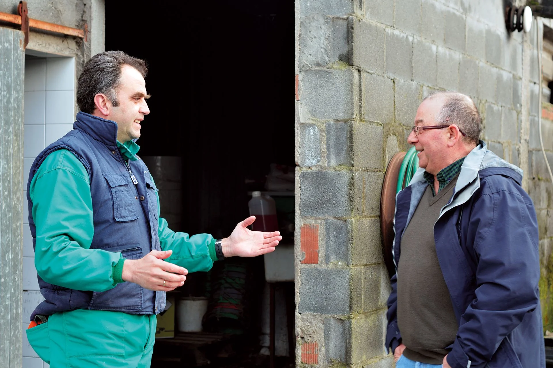 José Carlos Vega, Presidente de AFRICOR Lugo, con Juan Francisco Novo, presidente de AFRIGA